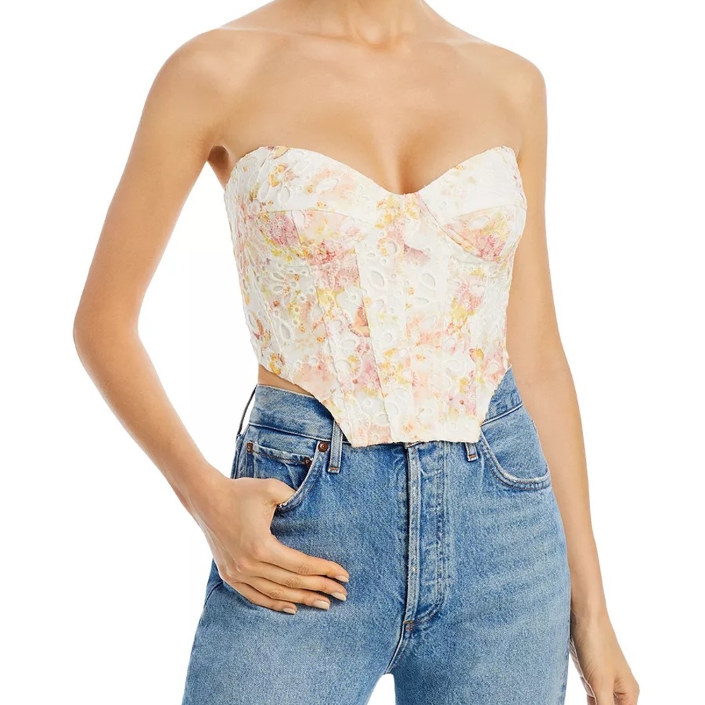 Bardot - Lila Corset Bustier Top - Size XS